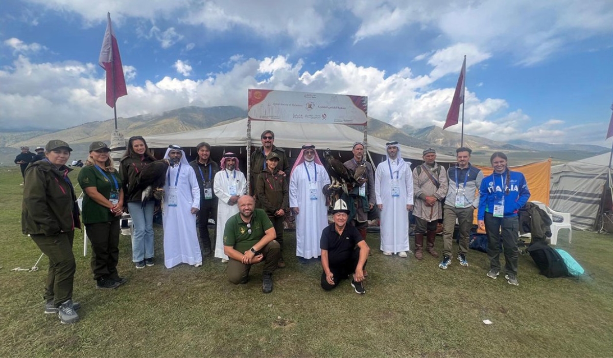 Qatar’s Al Gannas Association Showcases Falconry Heritage at Nomad Games in Kyrgyzstan